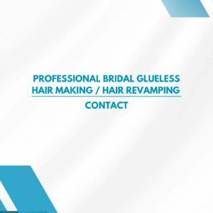 Professional Bridal Glueless Hair Making / Hair Revamping
